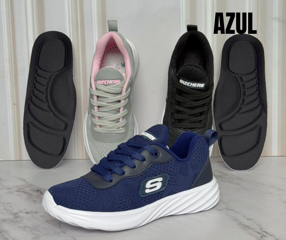 Skechers dama ultra liviano con suela en goma