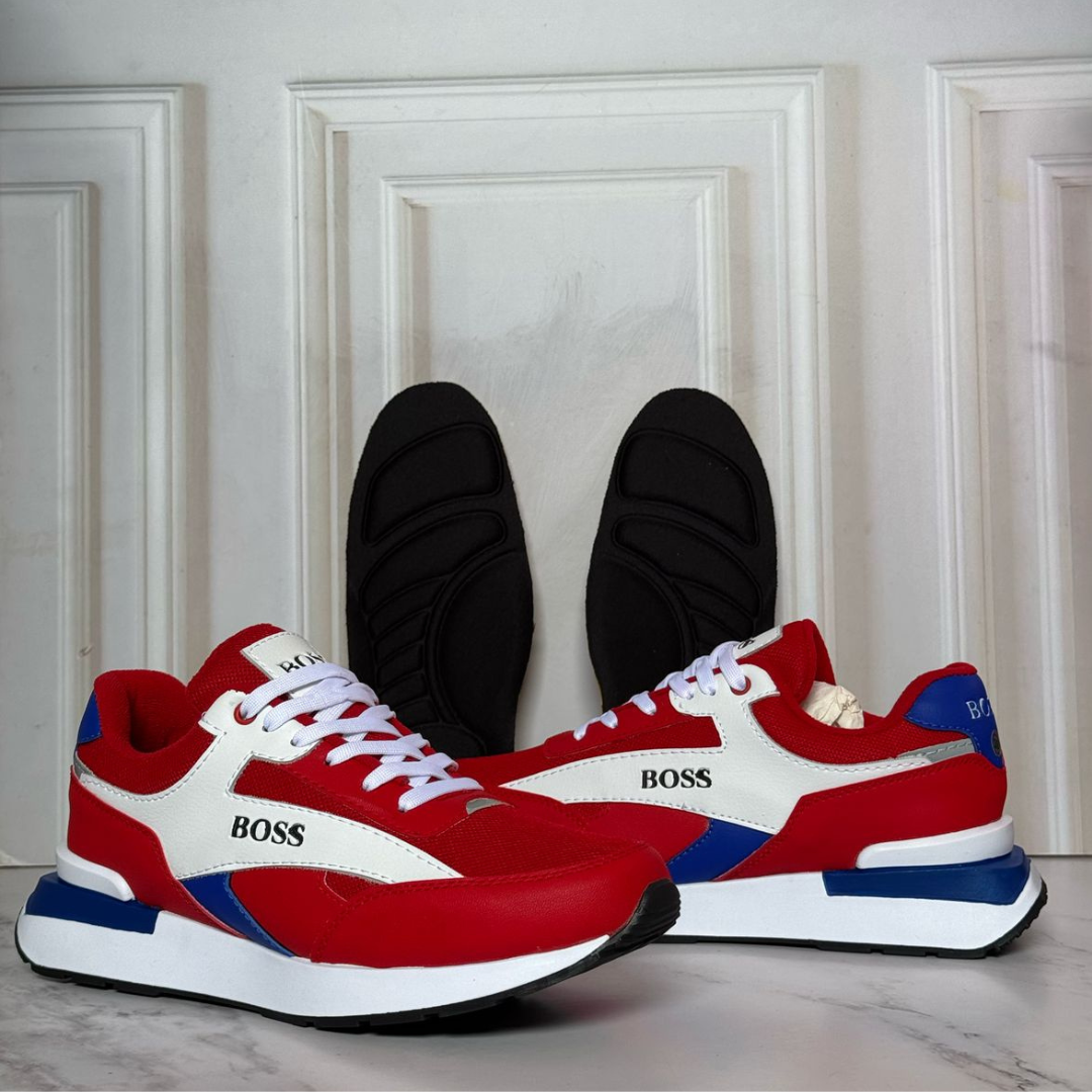 tenis hugo boss rojo